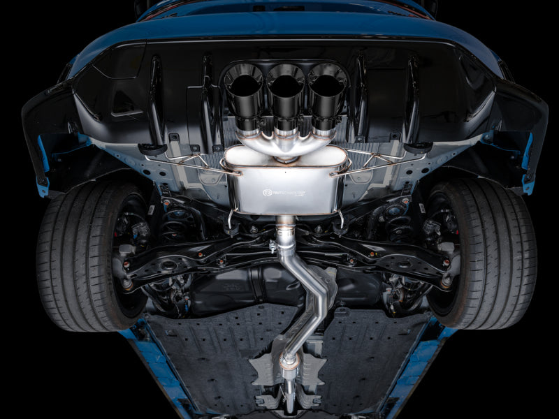 AWE Tuning 2023 Honda Civic Type R FL5 Touring Edition Exhaust w/ Triple Diamond Black Tips Catback AWE Tuning