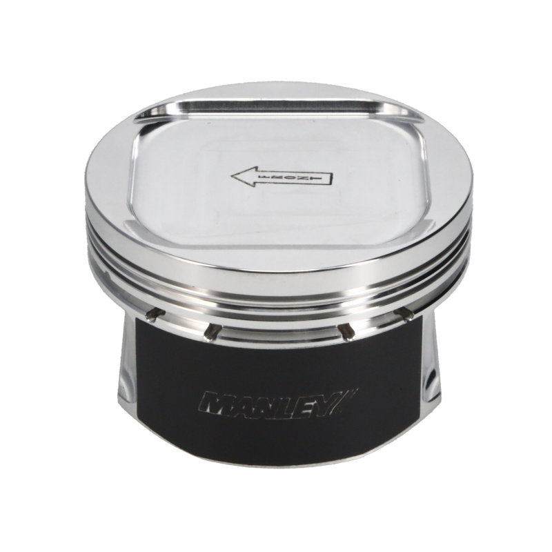 Manley 98-05 Subaru EJ20 WRX 92.50mm +.5mm Bore 8.5:1 Dish Platinum Series Piston Set w/Rings Piston Sets - Forged - 4cyl Manley Performance