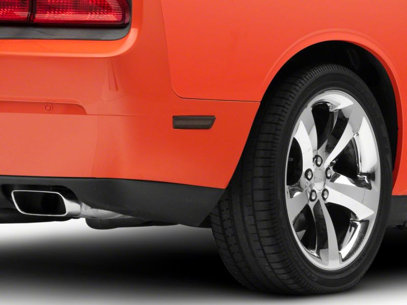 Raxiom 08-14 Dodge Challenger 11-14 Dodge Charger Axial Series LED Rear Side Marker Lights- Smoked Sidemarkers & Indicators Raxiom