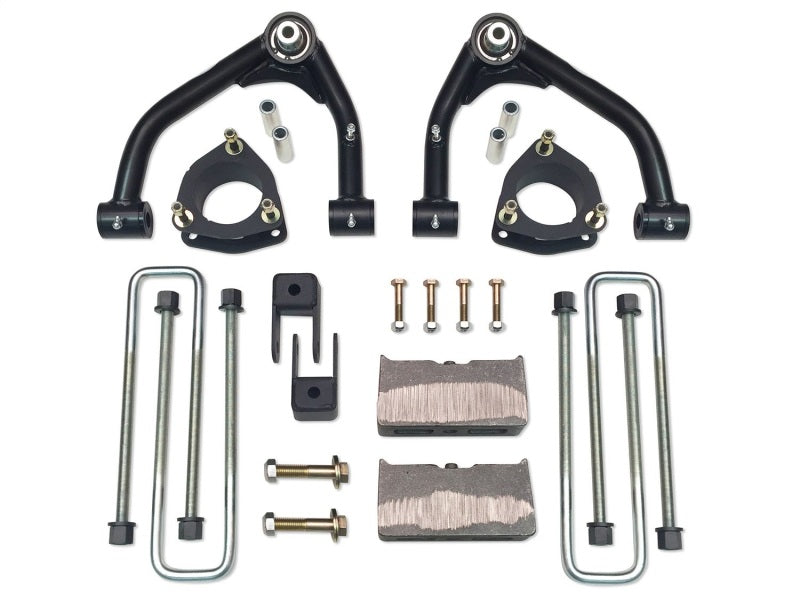 Tuff Country 07-18 Silverado 1500 2wd 4in Uni-Ball Lift Kit (w/1 Pc OE Cast Stl Up Arm SX8000) Lift Kits Tuff Country