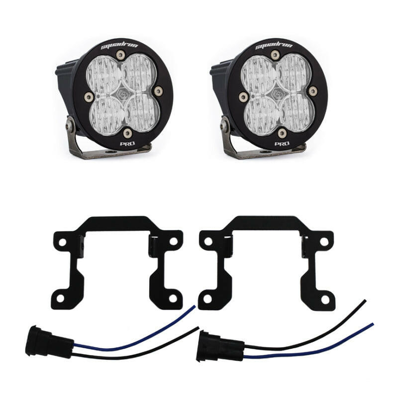 Baja Designs 2019+ Ram 2500/3500 Big Horn Sports Fog Pocket Kit W/C - Clear Fog Lights Baja Designs