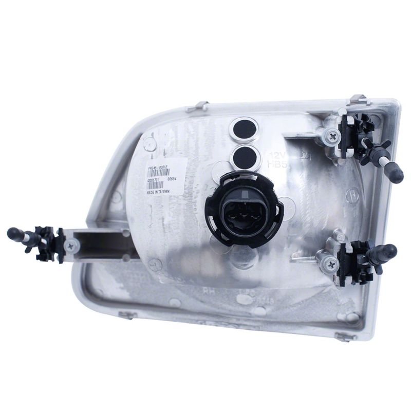 Raxiom 97-03 Ford F-150 G2 Euro Headlights- Chrome Housing (Clear Lens) Headlights Raxiom