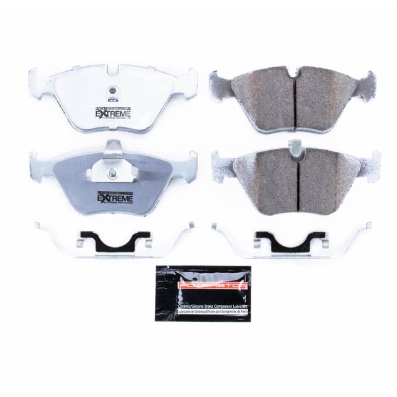 Power Stop 01-05 BMW 525i Front Z26 Extreme Street Brake Pads w/Hardware Brake Pads - Performance PowerStop