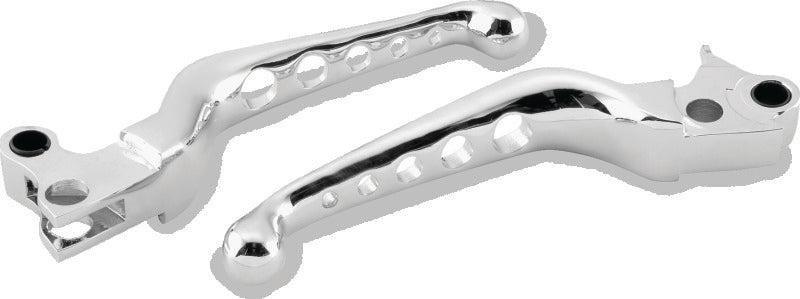 Bikers Choice 96-16 BigTwin 96-03 XL Chrome O Series Holed Lever Set Cable Clutch Only Levers Bikers Choice