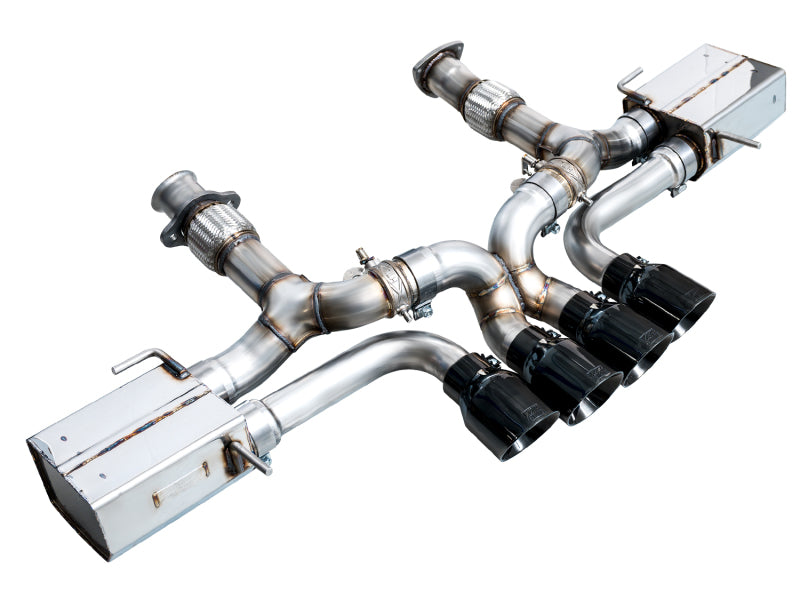 AWE 2023 C8 Corvette Z06 SwitchPath Cat-Back Exhaust - Diamond Black Tips Catback AWE Tuning