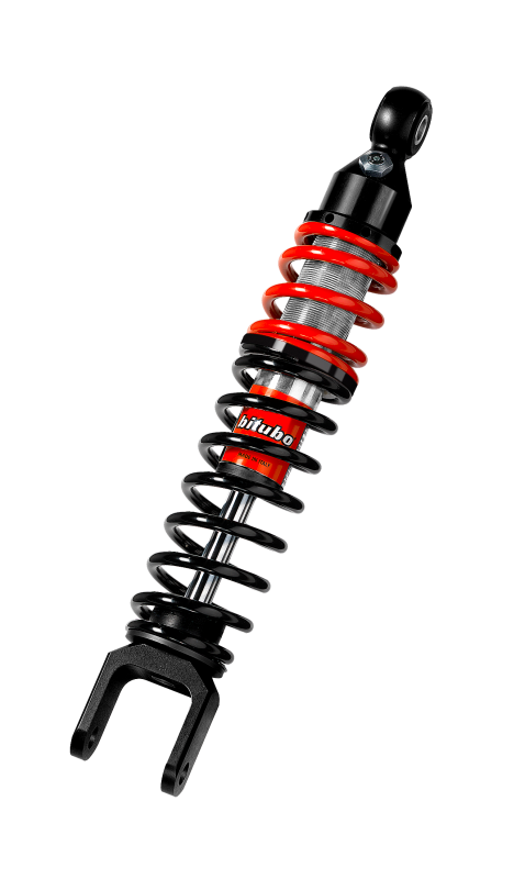 Bitubo YXB0 Monoshock Rear Adjustable: Spring Preload, Red And Black Springs Shocks and Struts Bitubo Suspension
