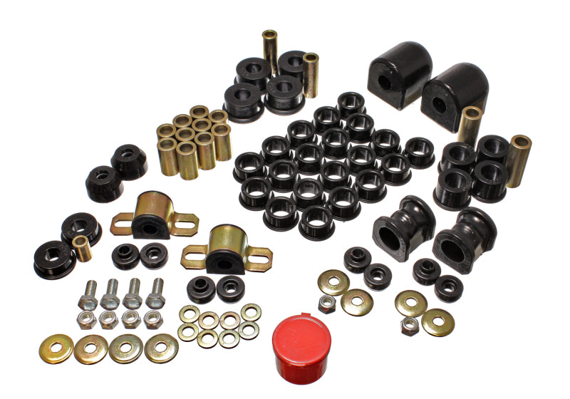 Energy Suspension 91-94 Nissan Sentra/NX1600/2000 Black Hyper-Flex Master Bushing Set Bushings - Full Vehicle Kits Energy Suspension