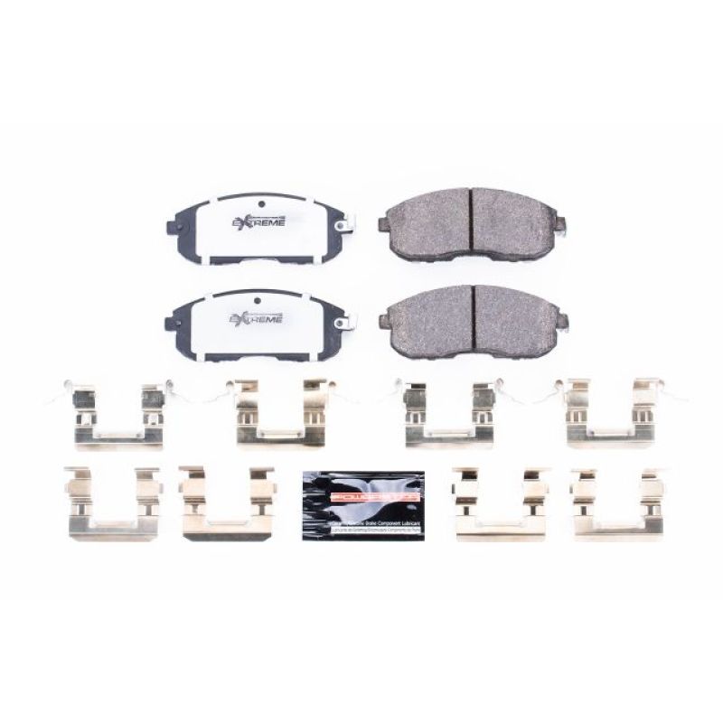 Power Stop 02-04 Infiniti I35 Front Z26 Extreme Street Brake Pads w/Hardware Brake Pads - Performance PowerStop