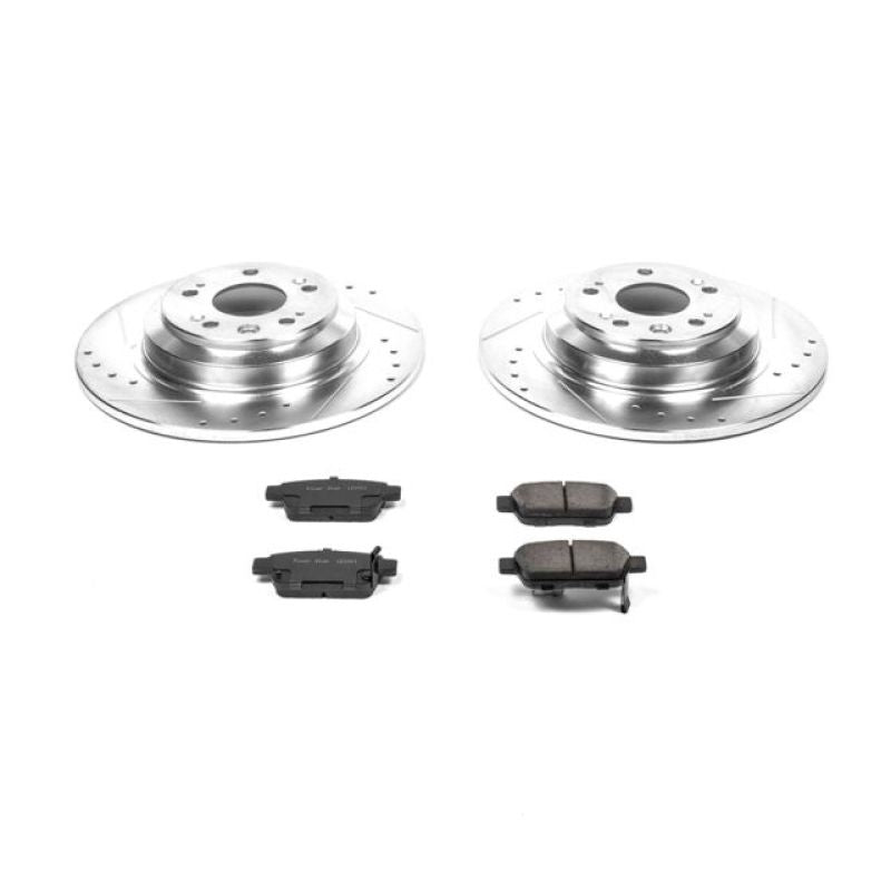 Power Stop 09-14 Acura TL Rear Z23 Evolution Sport Brake Kit Brake Kits - Performance D&S PowerStop