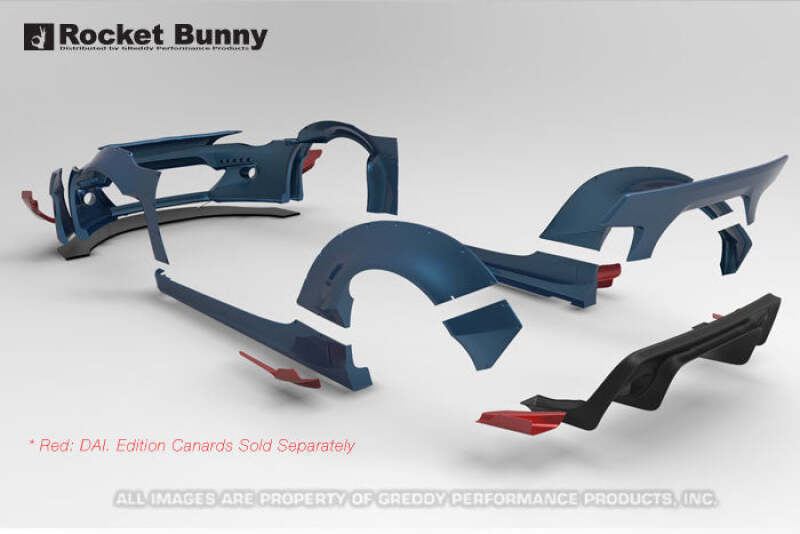GReddy 13+ Scion FR-S Version 2 Greddy X Rocket Bunny 86 Aero Rear Duck Tail Wing Only Spoilers GReddy