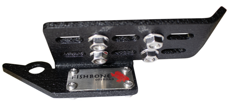 Fishbone Offroad 2021+ Ford Bronco Foot Pegs - Black Steps Fishbone Offroad