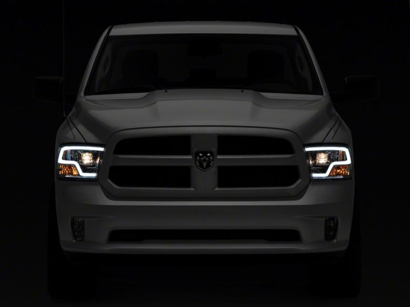 Raxiom 09-18 Dodge RAM 1500 Non-Projector LED Halo Headlights- Chrome Housing (Clear Lens) Headlights Raxiom
