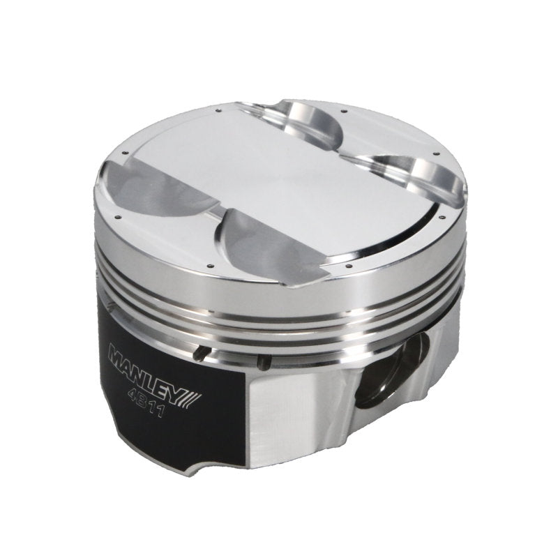 Manley Mitsubishi 4B11 86.5mm Bore 10.0:1 CR +2cc Dome Turbo Tuff Piston Set w/ Rings Piston Sets - Forged - 4cyl Manley Performance