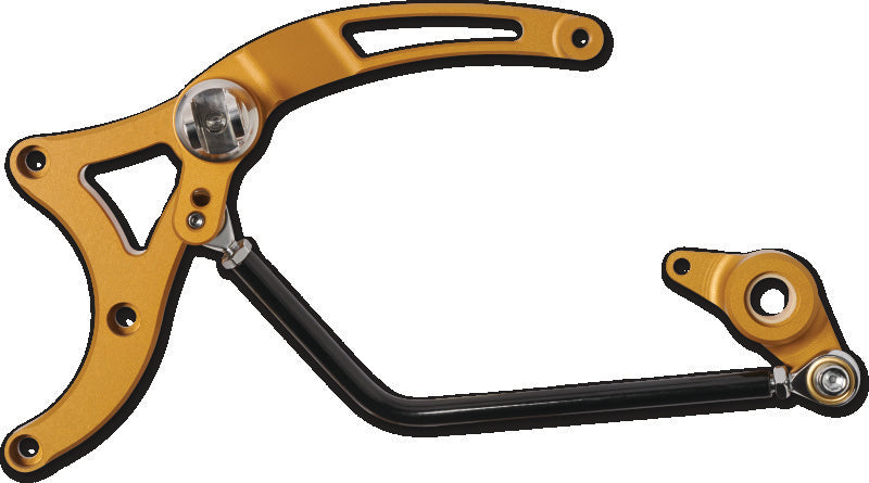 Performance Machine Mid Control - Gold Ops Footpegs Performance Machine