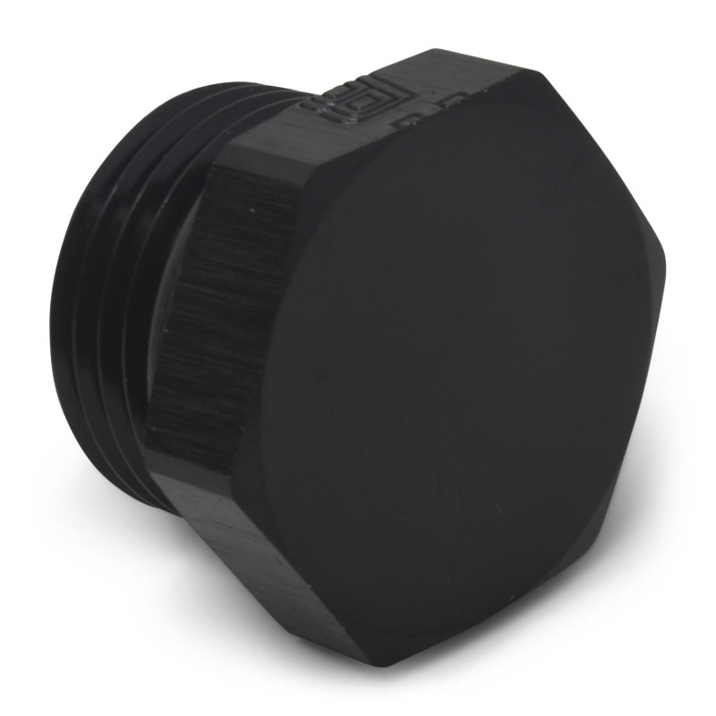 Russell Performance -6 AN Straight Thread Plug (Black) Fittings Russell