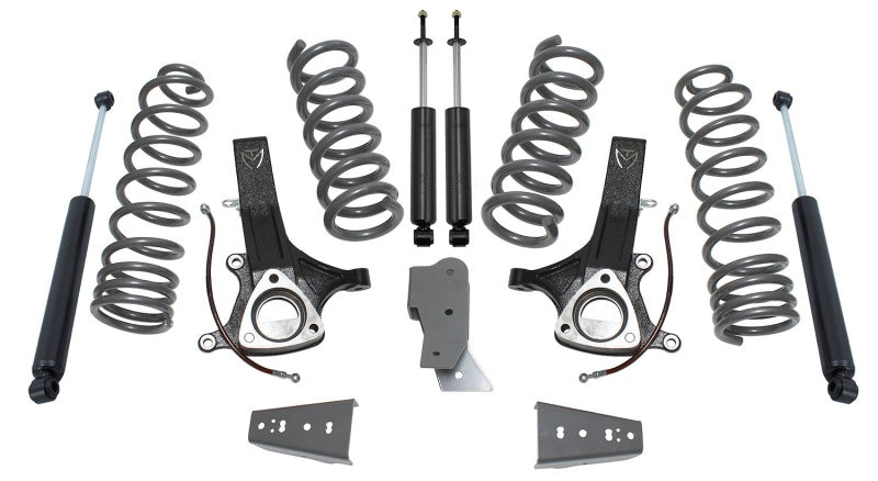 MaxTrac 14-18 RAM 1500 2WD Eco Diesel 6.5in/4.5in MaxPro Lift Kit w/MaxTrac Shocks Steering Knuckles & Spindles Maxtrac