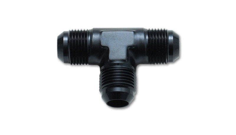 Vibrant -12AN Flare Tee Adapter Fitting - Aluminum Fittings Vibrant