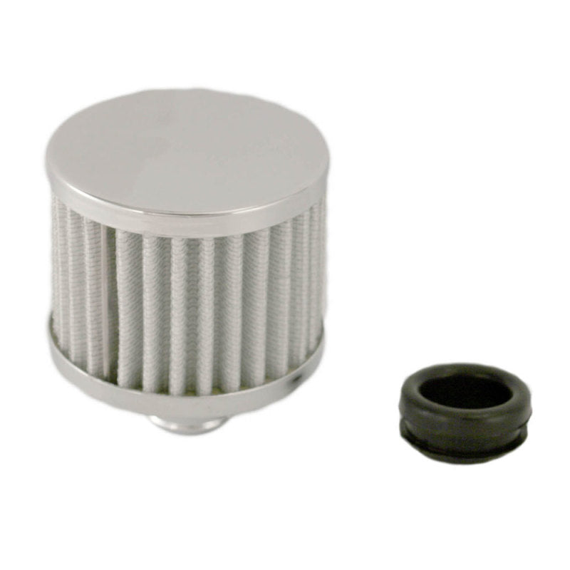 Spectre Push-In Breather Filter - White Engine Breather Filters Spectre