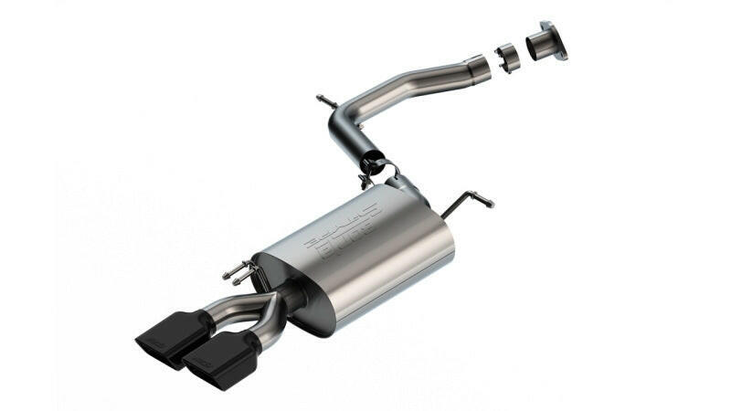 Borla 2023 Hyundai Palisade/20-22 Kia Telluride 3.8L V6 S-Type Axle-Back Exhaust w/ Black Chrome Tip Axle Back Borla