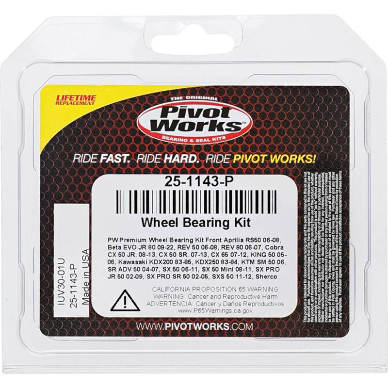 Pivot Works Premium Wheel Bearing Wheel Bearings Pivot Works