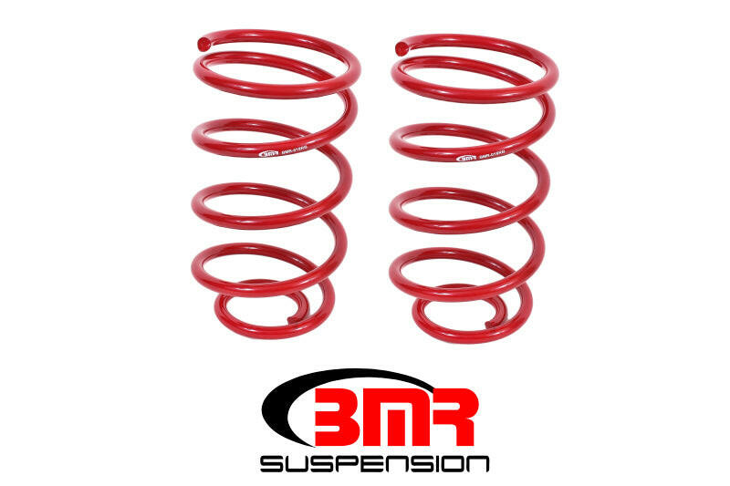 BMR 64-66 A-Body Rear Lowering Springs - Red Lowering Springs BMR Suspension