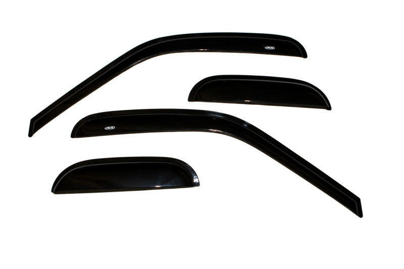 AVS 97-03 Ford F-150 Supercab Ventvisor Outside Mount Window Deflectors 4pc - Smoke Wind Deflectors AVS