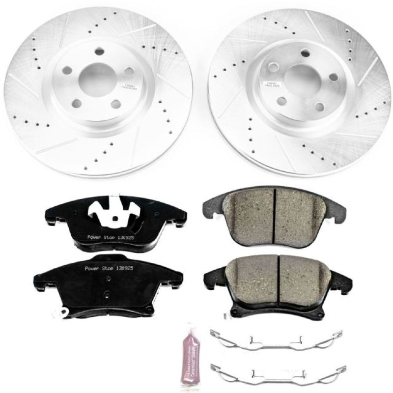 Power Stop 17-19 Lincoln MKZ Front Z23 Evolution Sport Brake Kit Brake Kits - Performance D&S PowerStop
