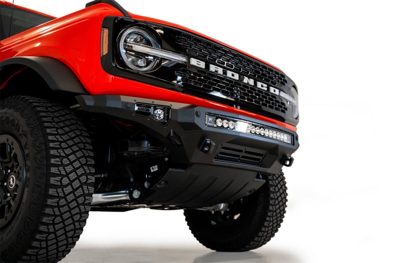 Addictive Desert Designs 2021+ Ford Bronco Stealth Fighter Front Bumper w/ Winch Mount Bumpers - Steel Addictive Desert Designs