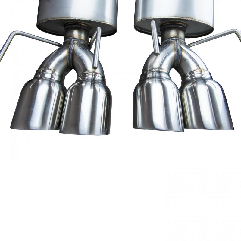 Kooks 09-13 Chevy Corvette C6 LS2/LS3 6.0L/6.2L OEM x 2 1/2in Axleback w/Pol tips Axle Back Kooks Headers