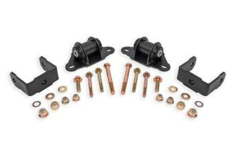 BMR 14-19 Chevrolet Corvette Transmission/Differential Mount - Black Hammertone Differential Bushings BMR Suspension