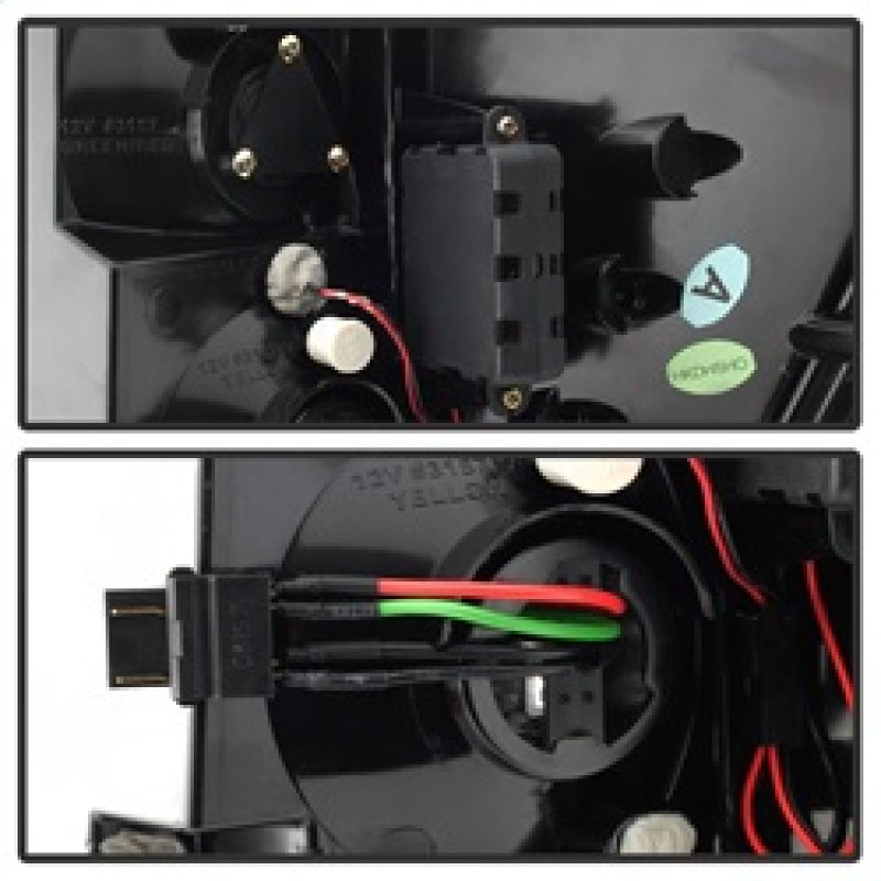 Spyder Jeep Grand Cherokee 07-10 LED Tail Lights Black ALT-YD-JGC07-LED-BK Tail Lights SPYDER