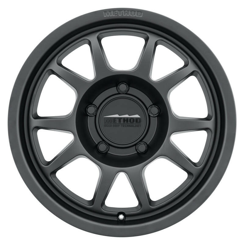 Method MR702 17x8.5 0mm Offset 5x5 71.5mm CB Matte Black Wheel Wheels - Cast Method Wheels