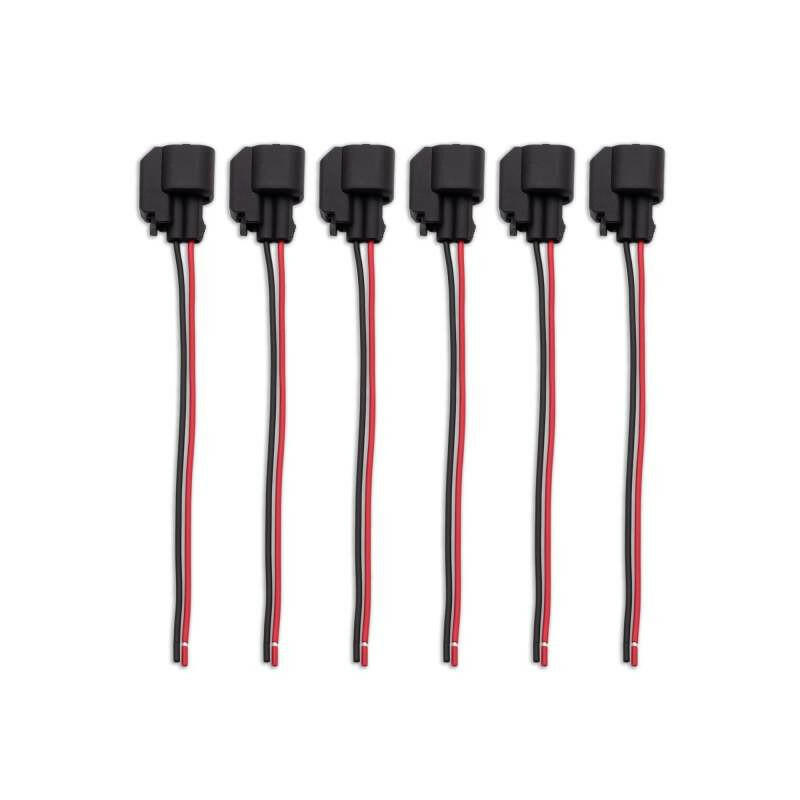 BLOX Racing Injector Pigtail Ev14 Female - Set Of 6 Fuel Injector Connectors BLOX Racing