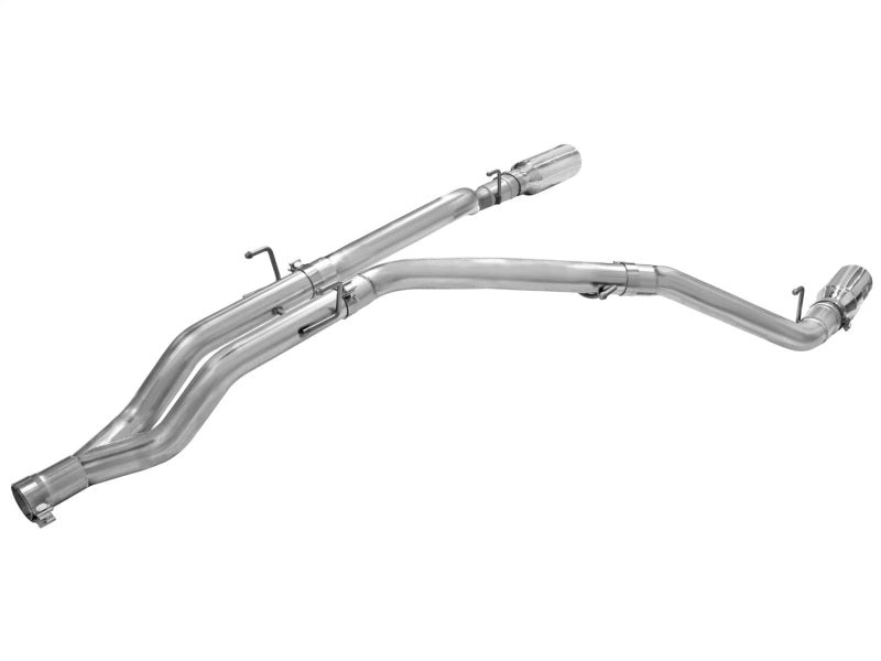 aFe MACHForce XP DPF-Back Exhaust 3in SS w/ 5in Polished Tips 2014 Dodge Ram 1500 V6 3.0L EcoDiesel DPF Back aFe