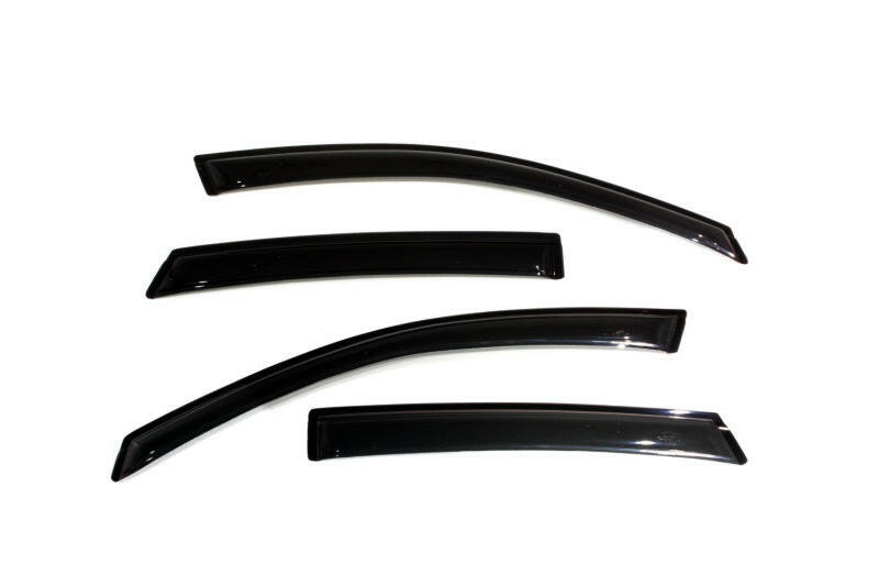 AVS 08-11 Ford Focus Ventvisor Outside Mount Window Deflectors 4pc - Smoke Wind Deflectors AVS