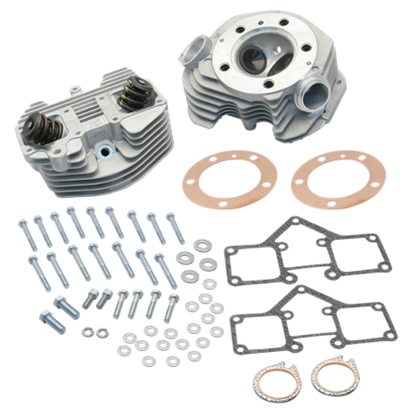 S&S Cycle 66-78 BT Super Stock Stock Bore O-Ring Style Single Plug Cylinder Head Kit Heads S&S Cycle