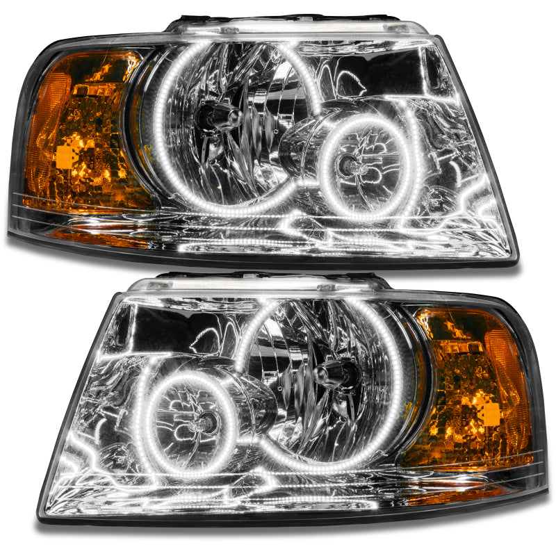 Oracle 03-06 Ford Expedition SMD HL - Chrome - ColorSHIFT w/ Simple Controller Headlights ORACLE Lighting