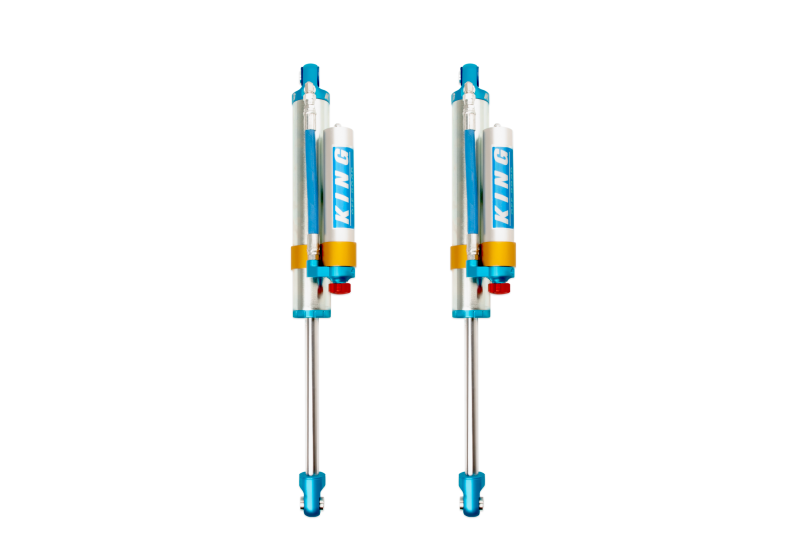 King Shocks 2005+ Ford F-250/F-350 4WD Rear 2.5 Dia Piggy Hose Reservoir Shock w/Adjuster (Pair) Shocks and Struts King Shocks