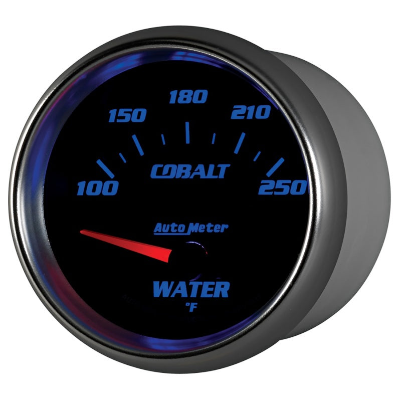 Autometer Cobalt 66mm 100-250 Degree F Electric Water Temperature Gauge Gauges AutoMeter