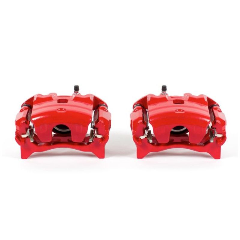 Power Stop 13-17 Nissan Altima Front Red Calipers w/Brackets - Pair Brake Calipers - Perf PowerStop