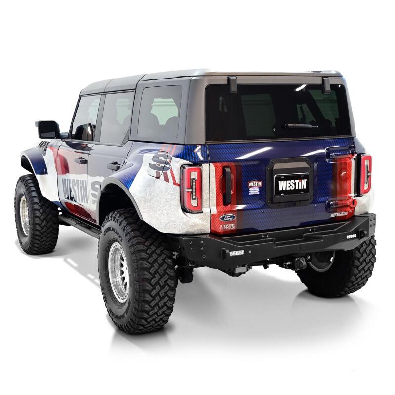 Westin 21-25 Ford Bronco (Excl. Sport) XTS Rear Bumper - Tex. Blk Bumpers - Steel Westin