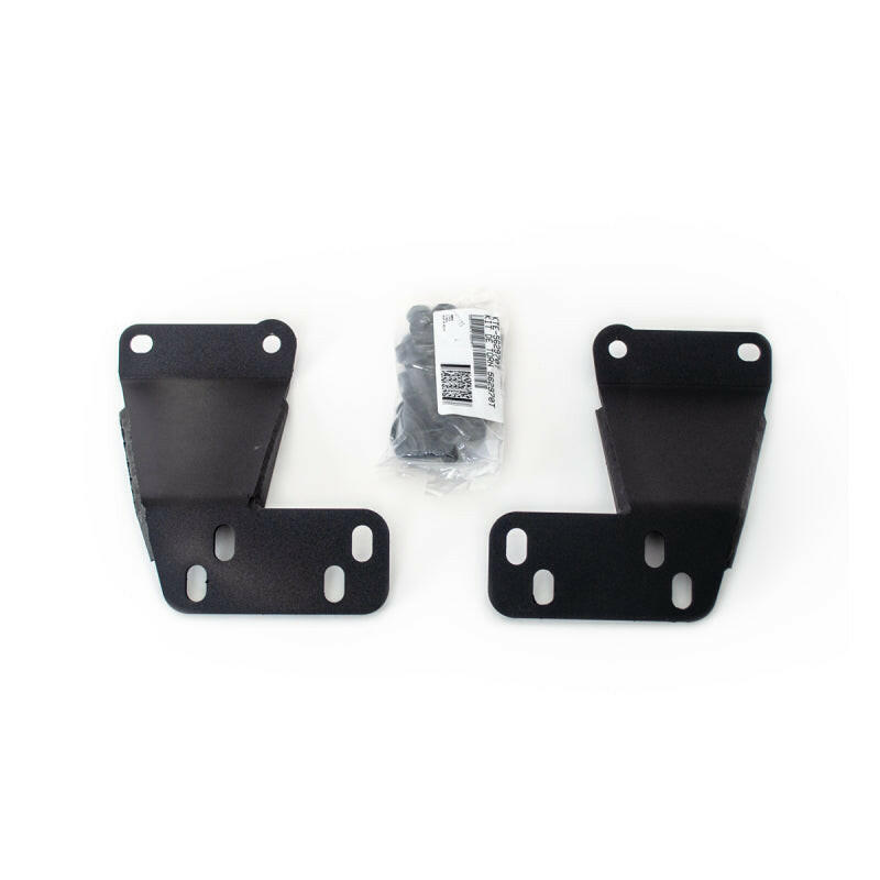 Go Rhino 19-21 Chevrolet Silverado (Excl. Driv Alert Pkg) RC4 & RC3 LR Brackets - Tex. Blk Brackets Go Rhino