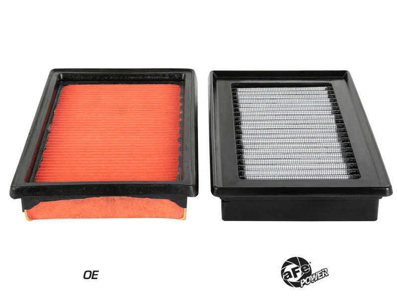 aFe Magnum FLOW Pro DRY S OE Replacement Filter (Pair) 14-19 Infiniti Q50 V6 3.5L/3.7L Air Filters - Direct Fit aFe