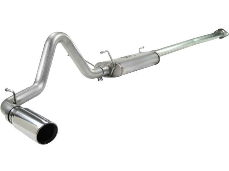 aFe MACHForce XP 2.5in 409SS Cat Back Exhaust w/ 304SS Polished Tip 05-13 Toyota Tacoma V6 4.0L Catback aFe