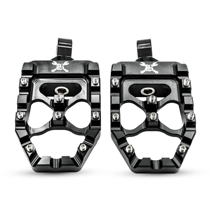 Burly Brand 97-22 Sportster/Dyna MX-Evolution Pegs - Black Footpegs Burly Brand