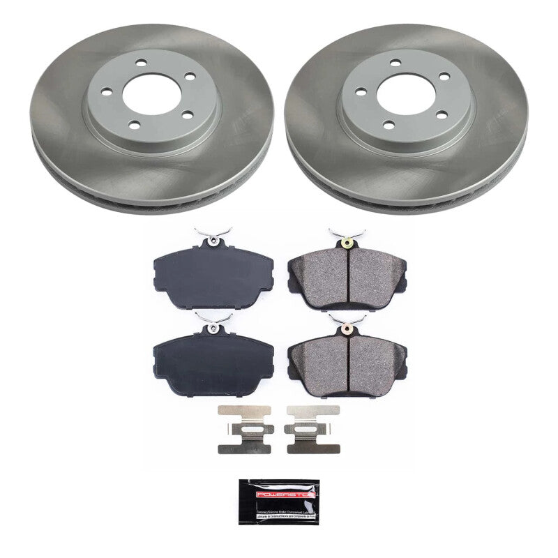 Power Stop 01-05 Mercury Sable Front Semi-Coated Rotor Kit Brake Kits - Performance Blank PowerStop