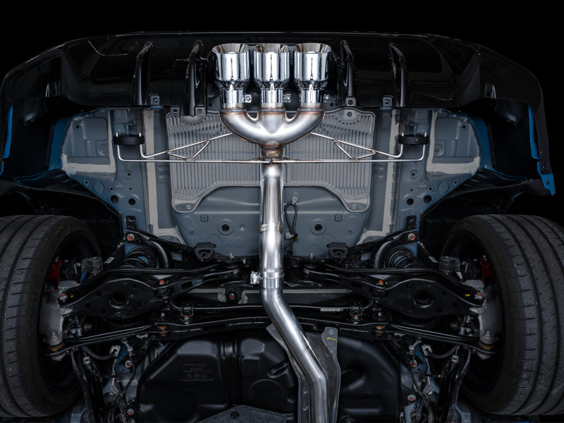 AWE Tuning 2023 Honda Civic Type R FL5 Track Edition Exhaust w/ Triple Chrome Silver Tips Catback AWE Tuning