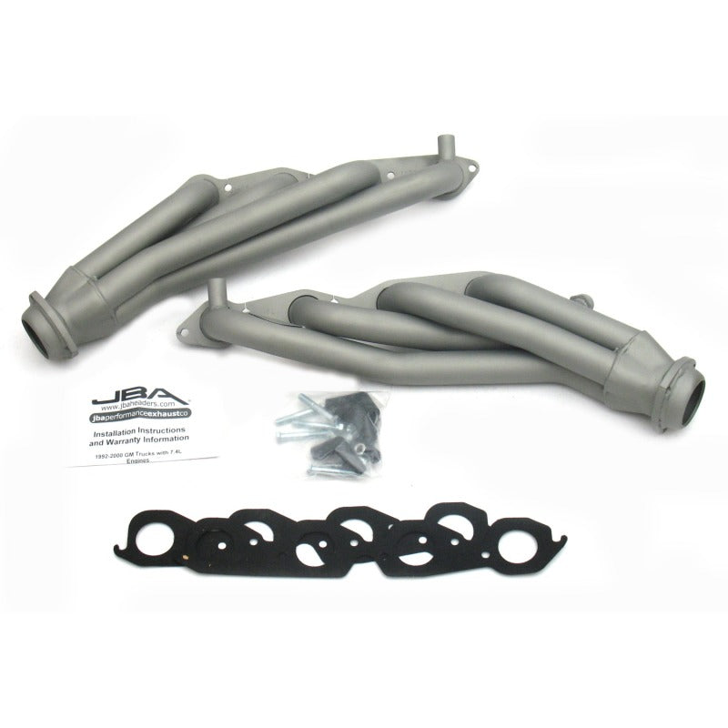 JBA 96-00 GM Truck 7.4L Vortec w/EGR & A.I.R. 1-3/4in Primary Ti Ctd Cat4Ward Header Headers & Manifolds JBA