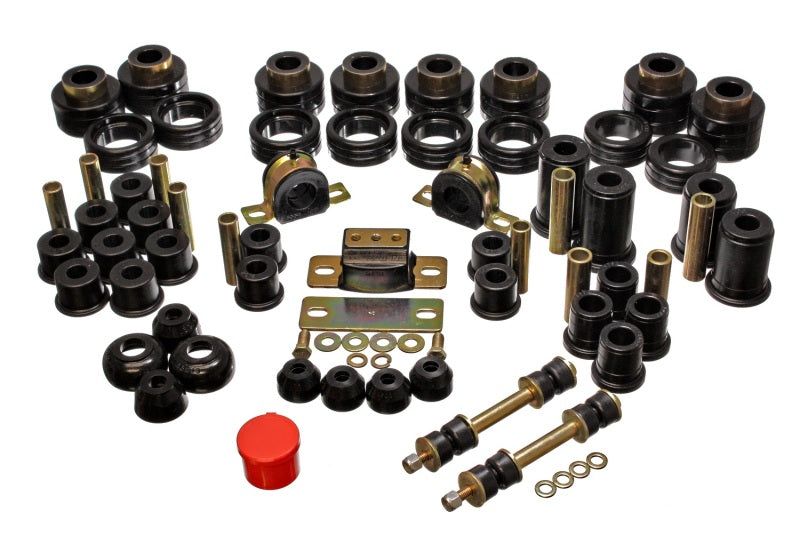 Energy Suspension 88-98 Chevy/GMC 2WD 1/2, 3/4, 1 Ton PickUp Black Hyper-flex Master Bushing Set Bushings - Full Vehicle Kits Energy Suspension