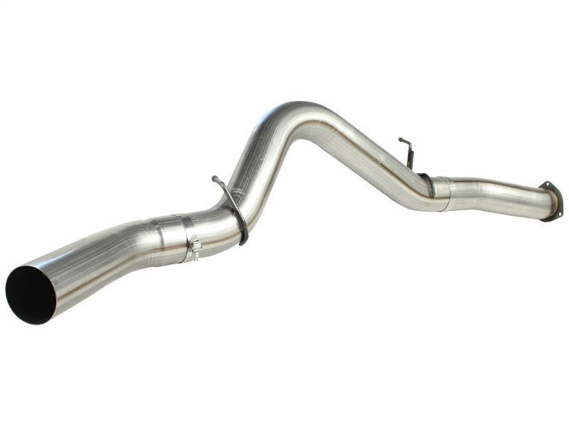 aFe MACHForce XP Exhaust 5in DPF-Stainless, GM Diesel Trucks 07.5-10 V8-6.6L 9(td) LMM DPF Back aFe